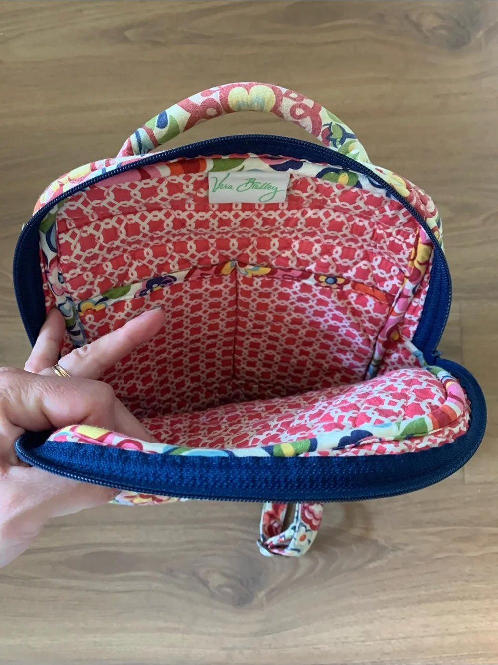 Colorful Quilted Floral Mini Backpack